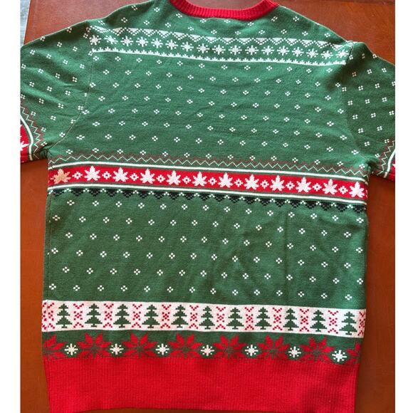 Cheech & Chong Happy Holidaze Ugly Christmas Sweater Sz S Funny - Picture 6 of 6